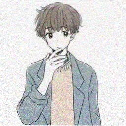 读者头像，伏案写字的插画人物